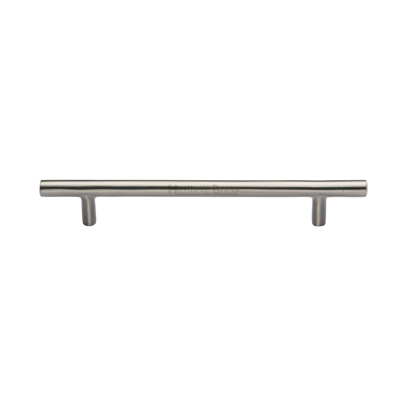 Heritage Brass Heritage Cabinet Pull Traditional Design, Satin Nickel, 1.1cm H x 12.7 Wcm x 3.2cm D
