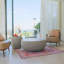 IKARIA Concrete Coffee Table 107.5 x 100.5 x 41 cm-92375662