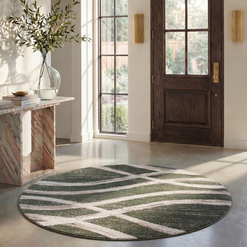 Tapis abstrait Cadon Performance, Rond 6 pi