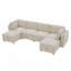 Canapé modulaire modulaire, canapé convertible avec rangement, ensemble de canapé pliant multifonctionnel en tissu-1784039030