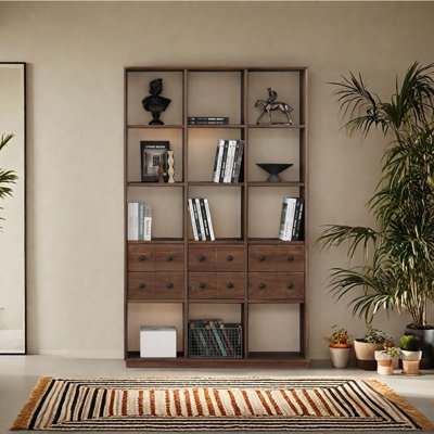 Nouvelle bibliothèque rétro de style chinois