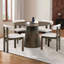 Ensemble de 2 chaises de salle à manger en bois, chaises de cuisine modernes rembourrées Boucle-293788852