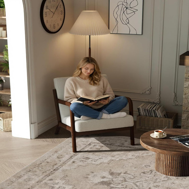 Fauteuil d'appoint ergonomique MidCentury