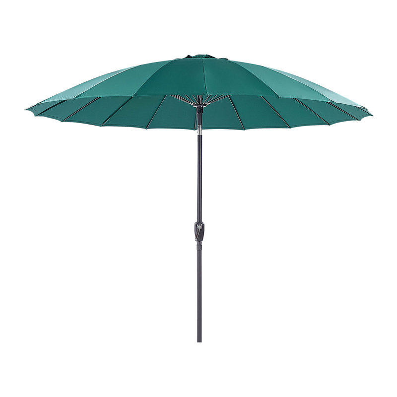 Anagabriela 255cm Market Parasol, Emerald Green