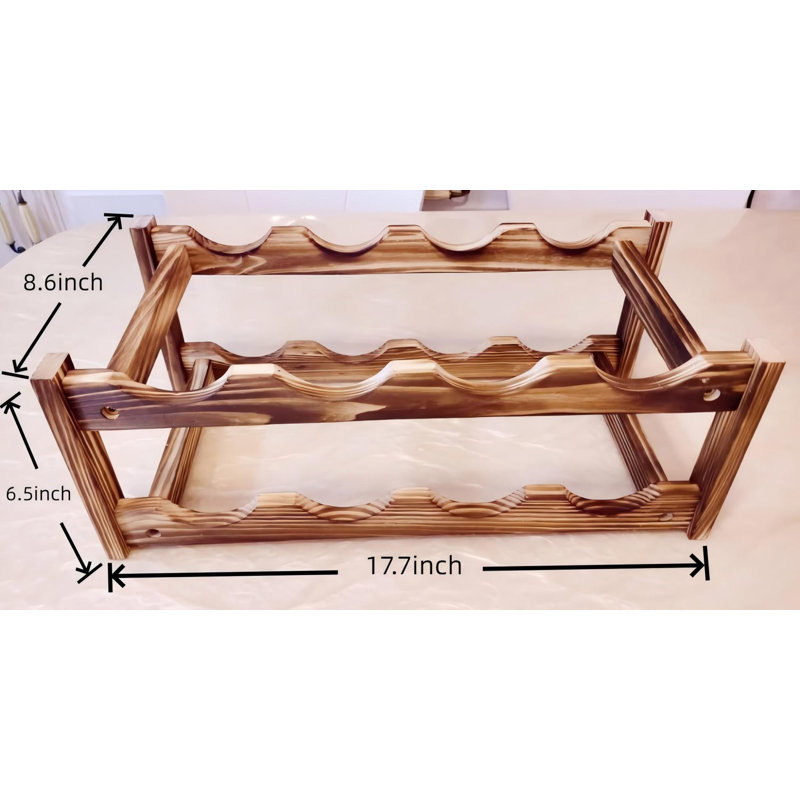 Ophelia & Co. Easy-Install & Standalone 8-Bottle Wine Rack - Premium ...