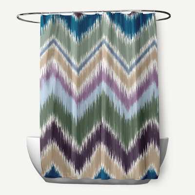 Rideau de douche simple chevron Arlington