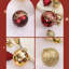 Ensemble de boules de Noël en peluche