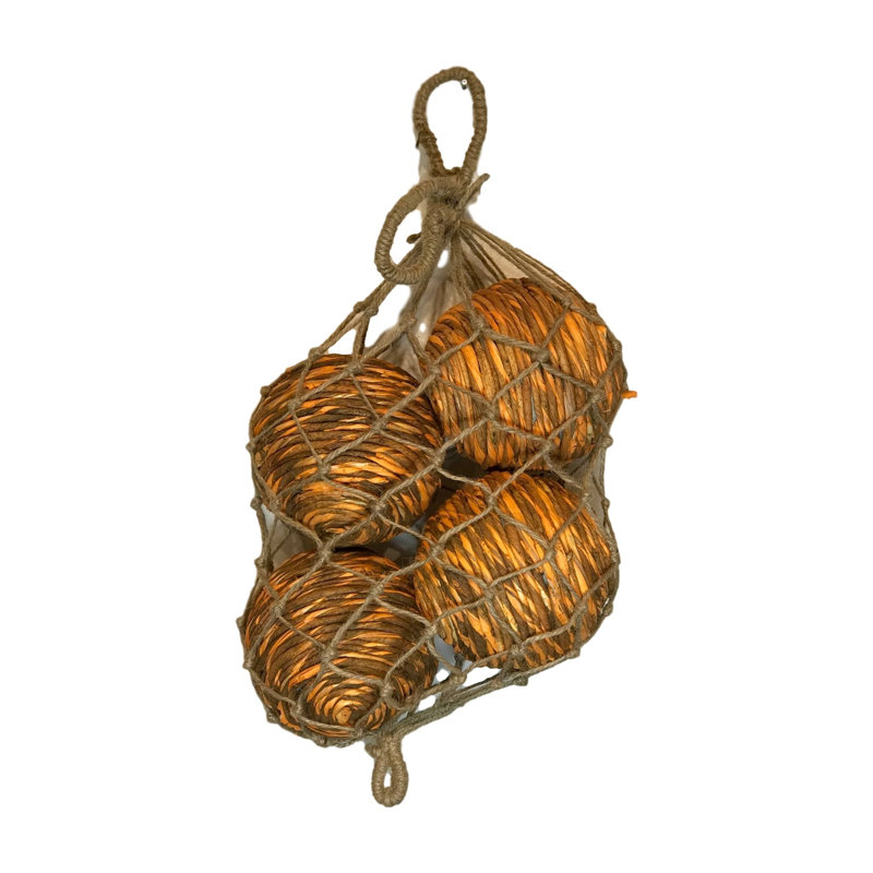 Ensemble de bourre 4 vase Amatista, Mandarine