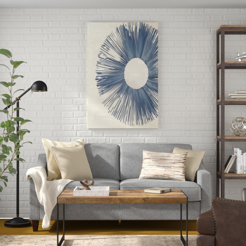 Blue Burst I by Melissa Wang - Painting Print, 122cm H x 81cm W, Wrapped Canvas