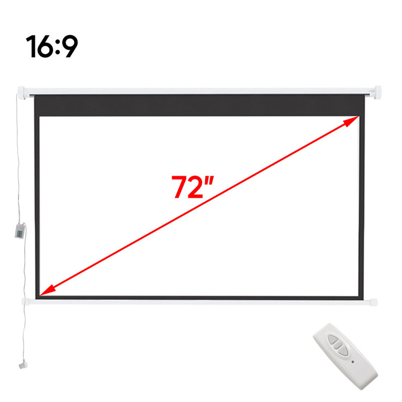 Living And Home Outdoor Electric Projector Screen Projector Screen