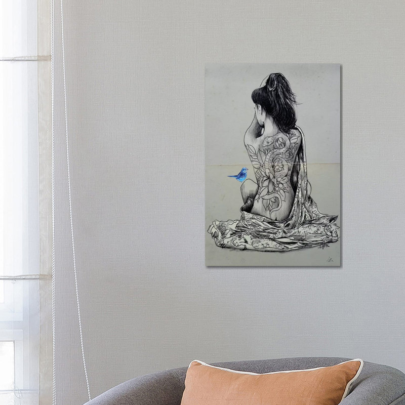 Hope And Serpent by Loui Jover - Painting on Canvas, 66.04cm H x 45.72cm W x 3.81cm D, Wrapped Canvas