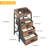 Multi-Functional Nightstand with Wireless Charging, USB Ports & 3 Drawers