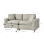 Canapé modulaire 2 pièces Cassandra-1373319306