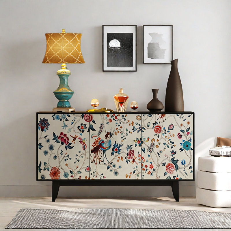 Retro Art Multifunctional Sideboard Cabinet