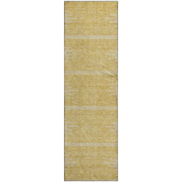 Premium Machine Washable Cerrito Gold Rug