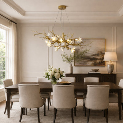 Lustre éclectique 16 lumières 