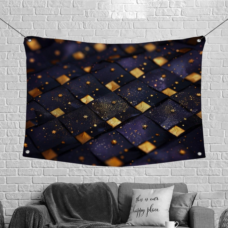 Tapisserie en microfibre, H 50 po x l 60 po