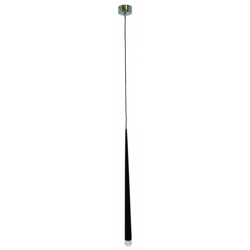 Stylo 1 - Light Chrome Bell Pendant, Black