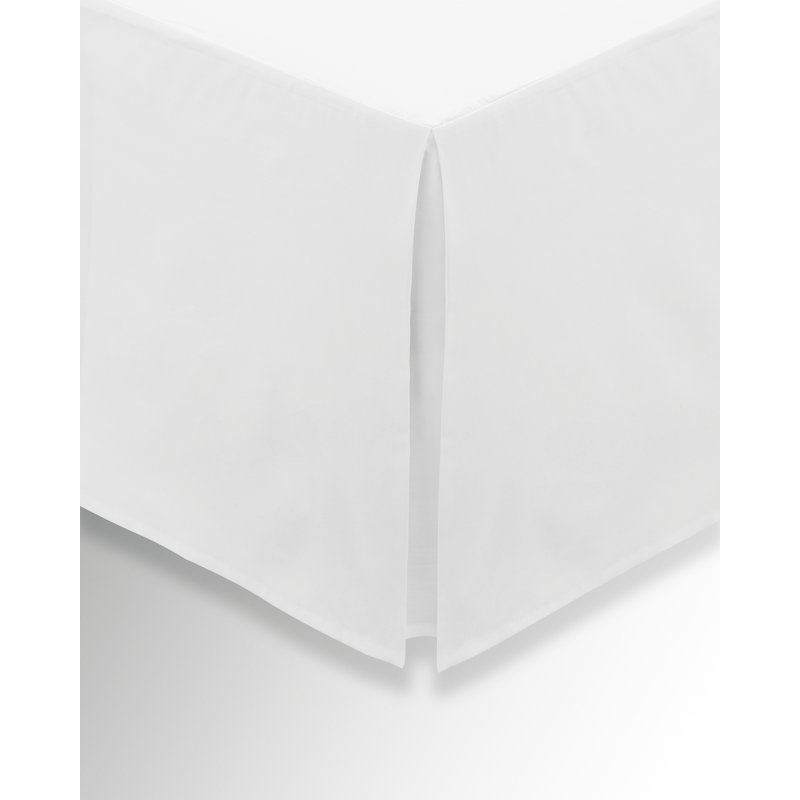 Helena Springfield Plain Dye 180 Thread Count Bed Skirt, Double (4'6), White