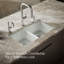 Riverby 33" Enameled Cast Iron Undermount Double Basin Kitchen Sink-833480953