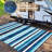 Ellie Waterproof Striped Reversible Outdoor Rug-977680197-999172292