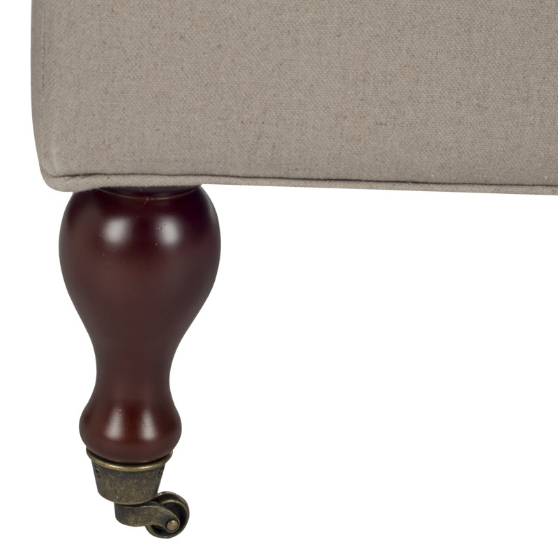 Banc rembourré Hampton, Taupe