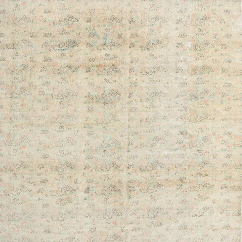 Floral Indoor Rug, Square 4'
