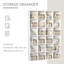 Lorentzen 130.5 cm H x 89 cm W Cube Bookcase-219090943