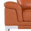 Chaise en cuir italien à grain supérieur-988885136