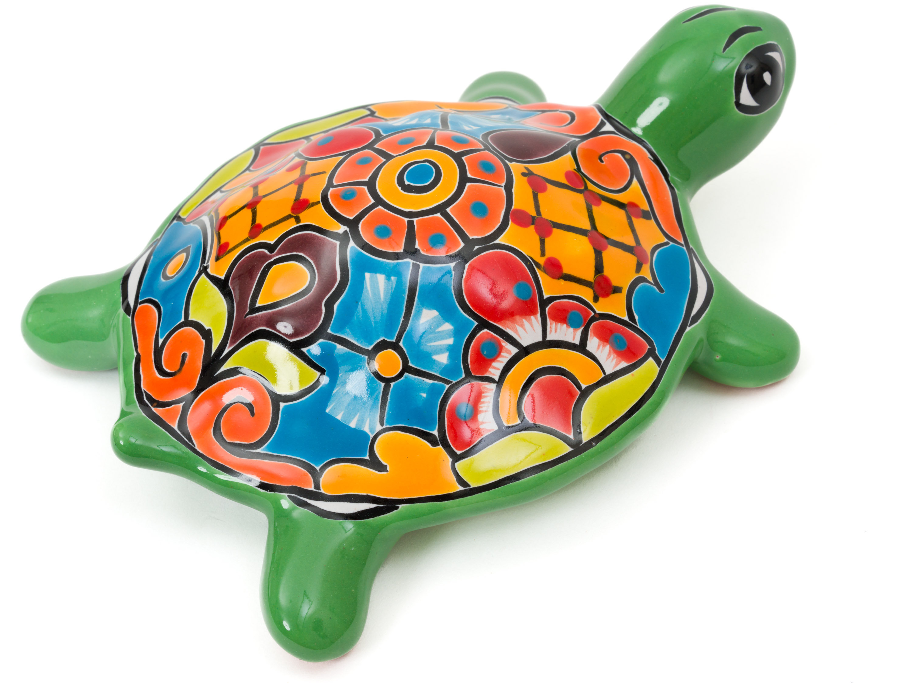 Bungalow Rose Eastchester Mexican Talavera Pottery Ceramic Turtle ...