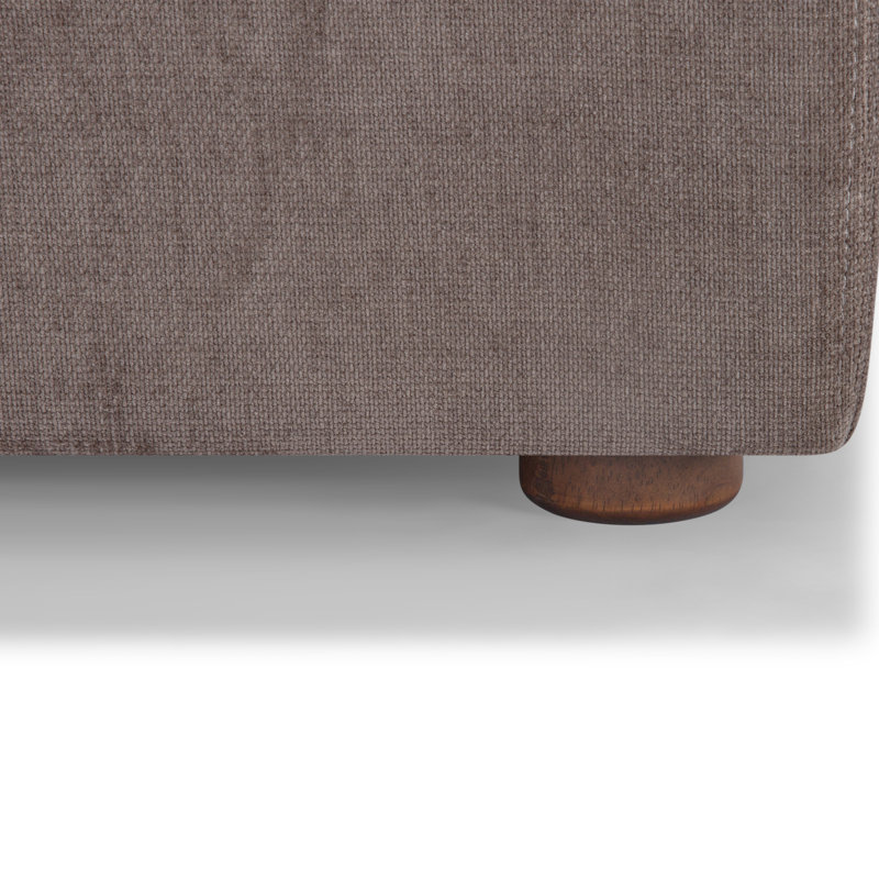 Mel Chenille Upholstered Storage Bench, Honeycomb Walnut Chenille