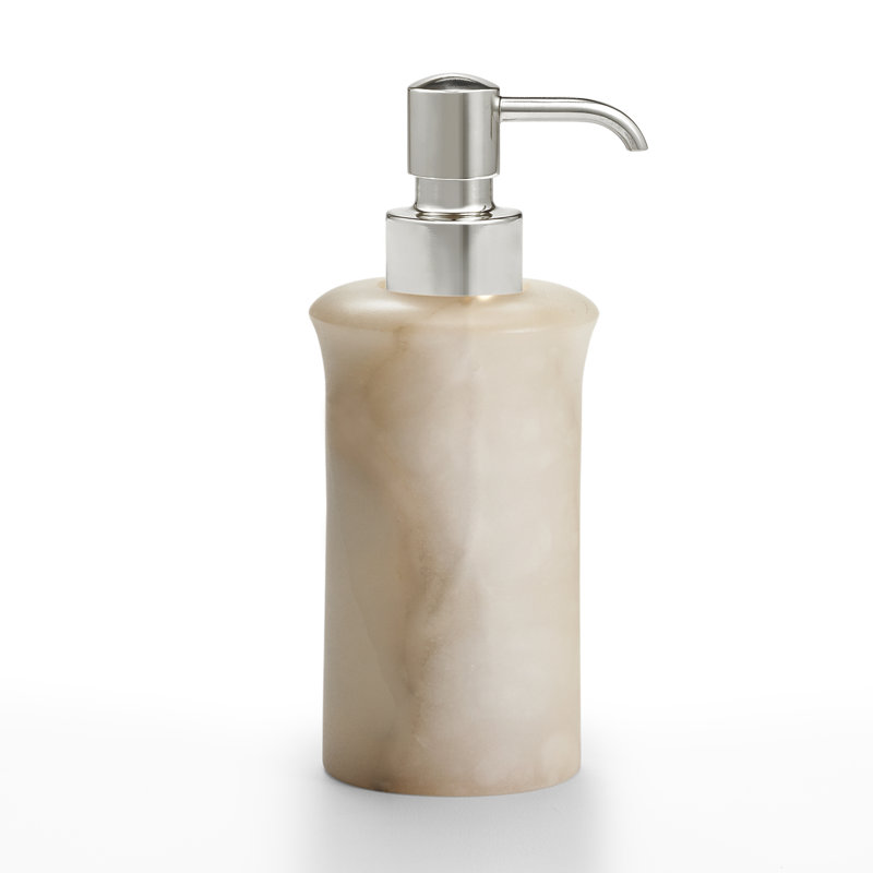 Alisa Soap Dispenser, Creamy/Polished Nickel