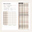 Papier peint à carreaux tartan beige, motif mural décoratif-861867526