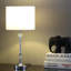 Lampe de table moderne 19,25 "en cristal torsadé Audrey