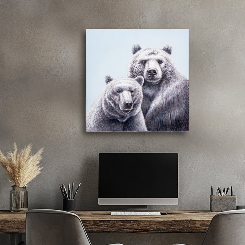 Visage d'ours - Art mural