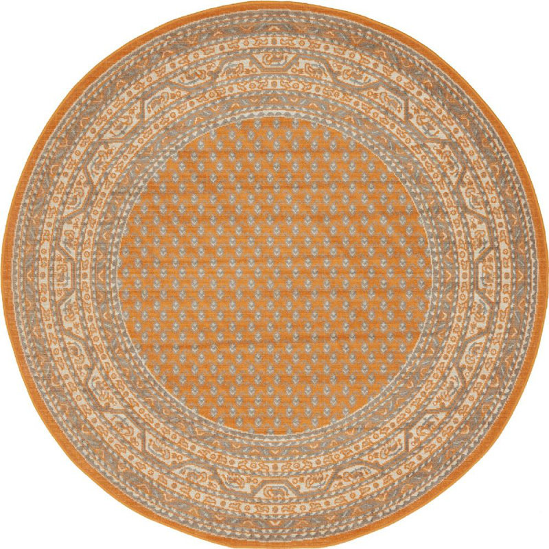 Wingate Abstract Indoor Rug, Round 8'