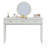 Vanity Desk With 3 Drawers, Modern And Versatile Makeup Or Writing Table For Bedroom, No Mirror Included
