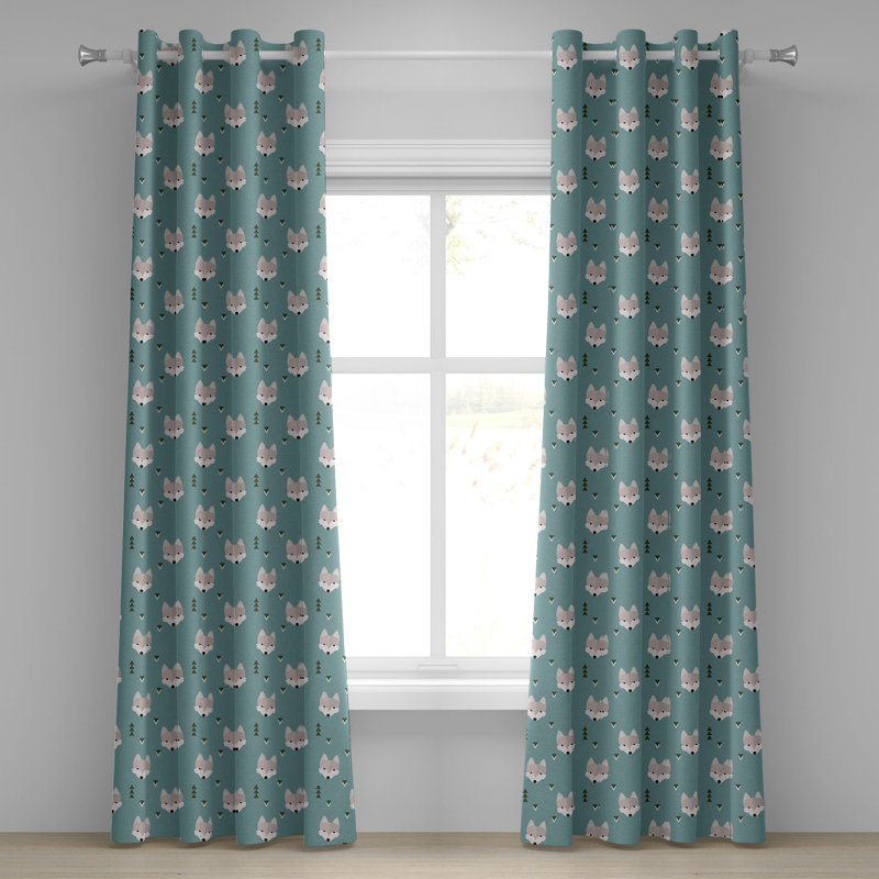 Rideau à œillets 50 po x 108 po Bayle Home ™, L 50 po x L 108 po
