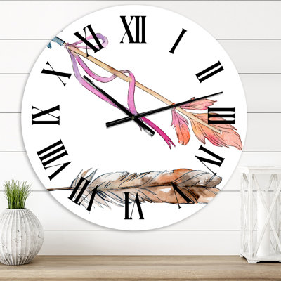 Horloge murale bohème et éclectique