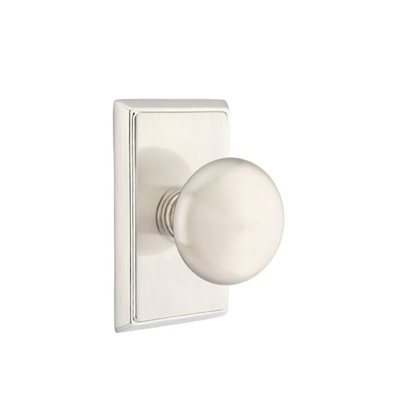 Emtek Privacy Knobset w/ Rectangular Rosette and Providence Knob