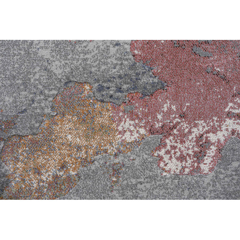 Galleria grey absract rug, Rectangle 120cm x 170cm