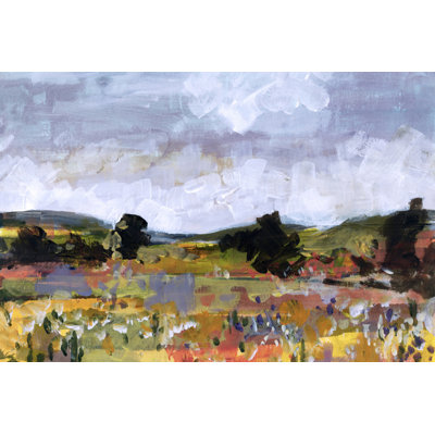 Vibrant Countryside Fields by Cartissi — Landscape Wall Art