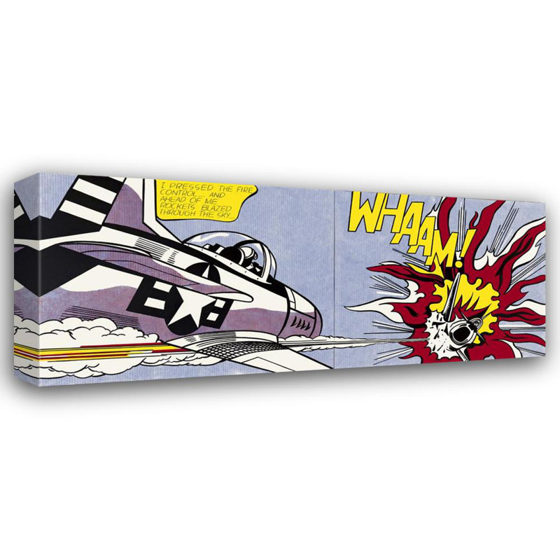 Whaam!, 10" H x 24" W