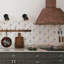 15.5cm W x 30.5cm L Aluminum Peel and Stick Mosaic Tile