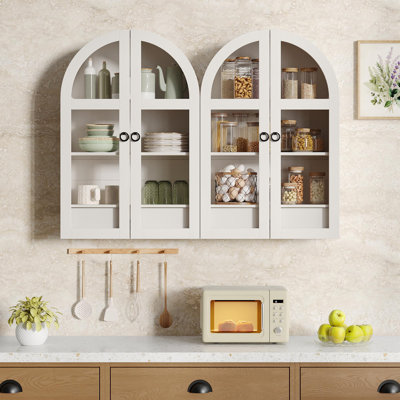 Arched Bathroom Storage Cabinet