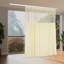Panneau de rideau semi-transparent en polyester Tyshiana