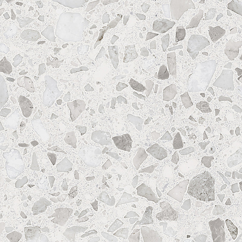 Venexia Grain 8" x 8" Porcelain Terrazzo Wall & Floor Tile, Rialto Gray