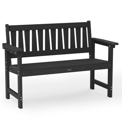 HIPS Outdoor Garden Benches For Indoor Outside Patio Front Porch Backyard Park