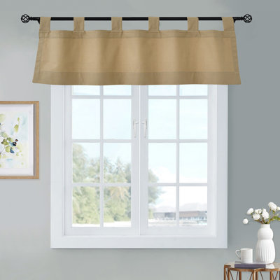 Mcgowen 40" Insulated Solid Color Curtain Valance