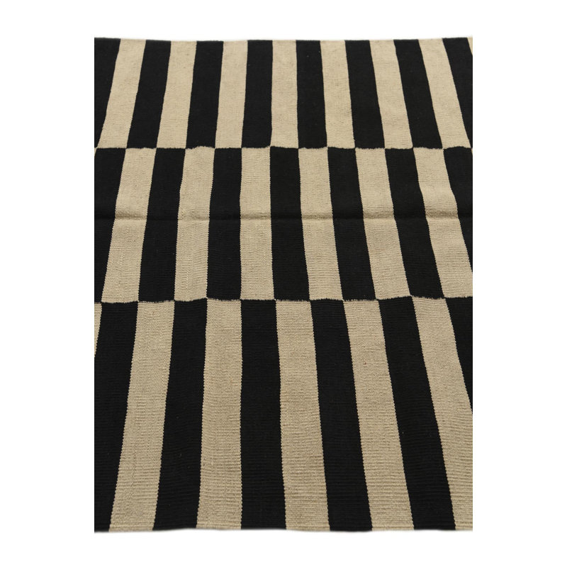 Tapis noir et blanc Jessen